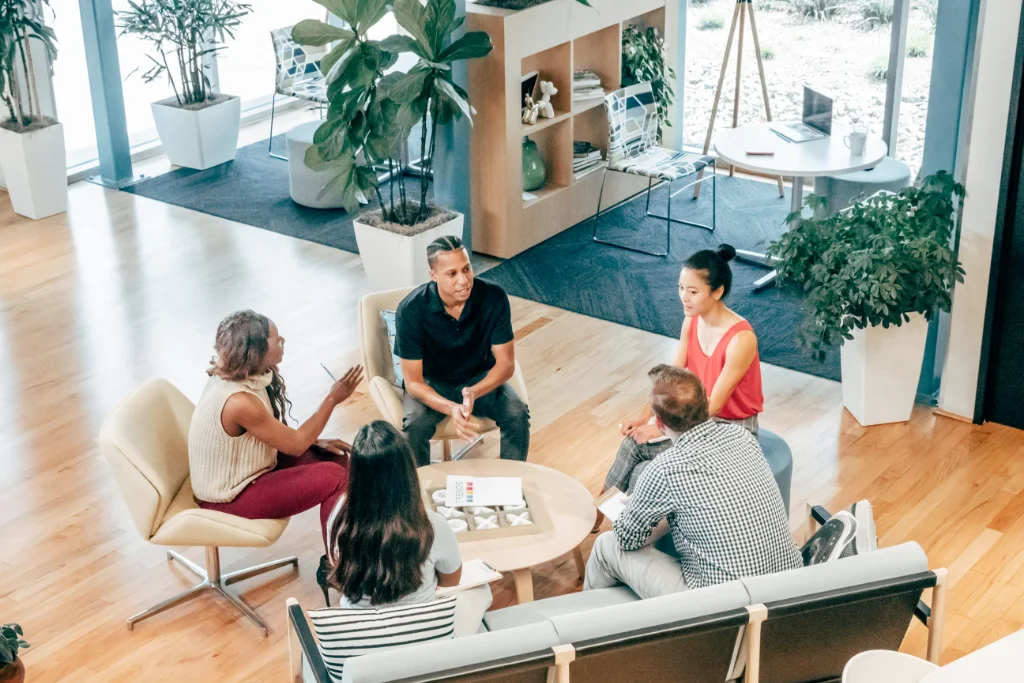 Professional HR team meeting for recruitment planning